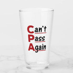 CPA Besteht Wieder Nicht Lustiges Steuerberater Ak Glas
