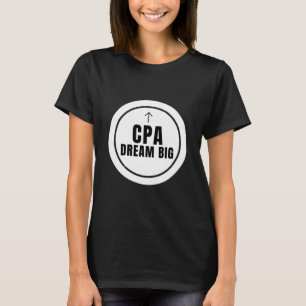 CPA Dream Big T-Shirt mit individuellem Namen Pe