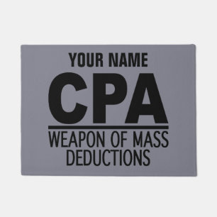 CPA individuelle Name- und Farbtür-Matten Fußmatte