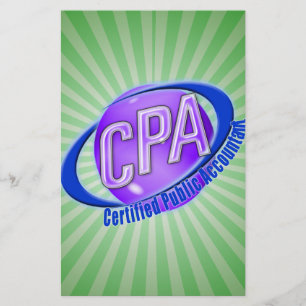 CPA ORB SWOOSH LOGO ZERTIFIZIERTER ÖFFENTLICHER RE BRIEFPAPIER