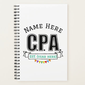 CPA Planner Accountant Cadeau personnalisé