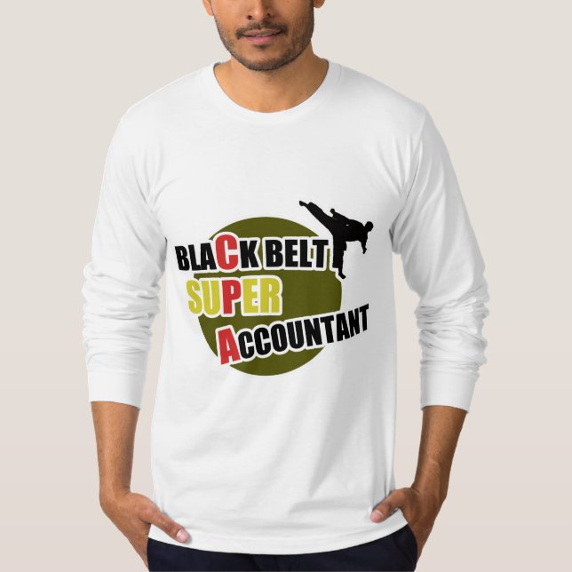 CPA: Schwarzgürtelbuchhalter T-Shirt (Vorderseite)