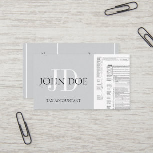 CPA Tax Preparer Accountant 1040; Wählen Sie Ihre  Visitenkarte