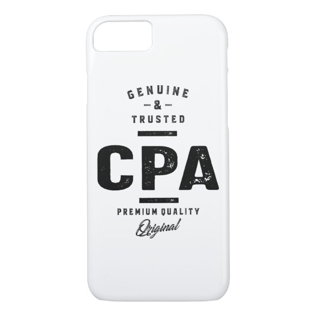 CPA Work Job Title Gift Case-Mate iPhone Hülle (Rückseite)