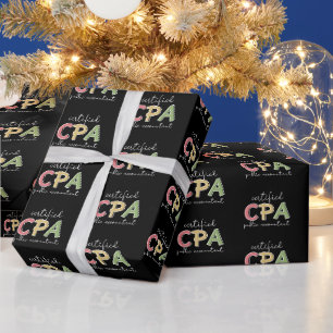 CPA zertifizierter öffentlicher Wirtschaftsprüfer Geschenkpapier