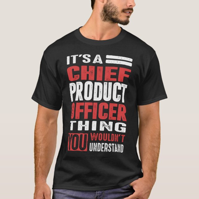 CPO - Chief Product Officer T-Shirt (Vorderseite)