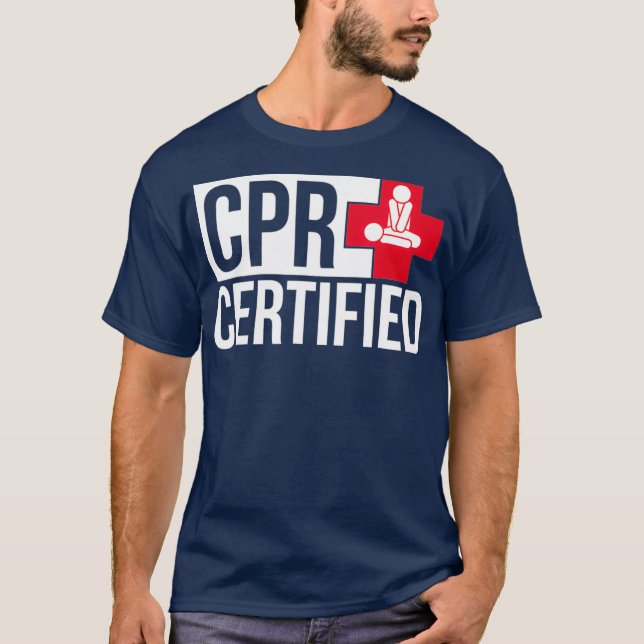 CPR Certified Shirt CPR Student Training  Gift (Vorderseite)