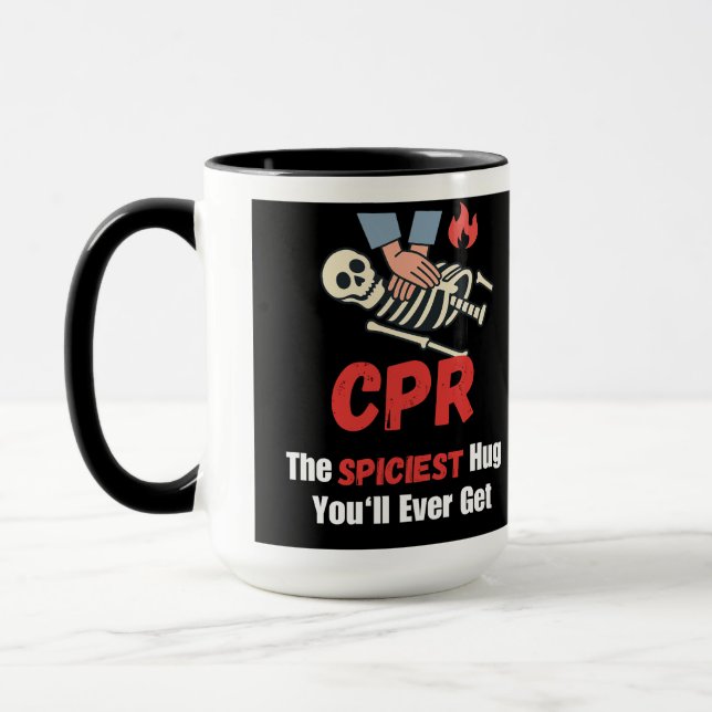 CPR: Der geizigste Umarmer, den du je bekommen wir Tasse (Links)