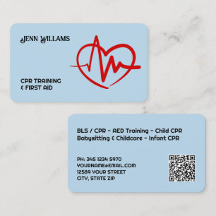 CPR-Instructor QR Visitenkarte