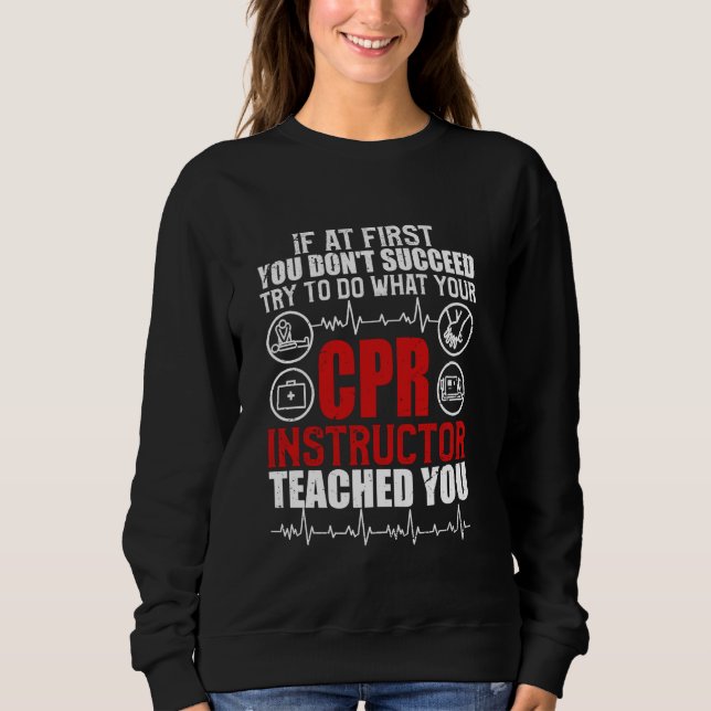 CPR-Lehrer Sweatshirt (Vorderseite)
