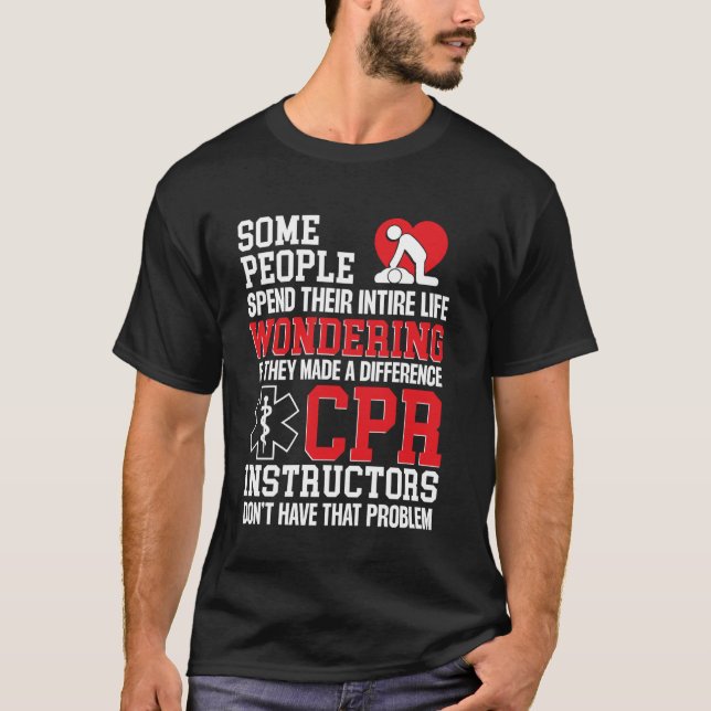 CPR Manikin Atembarriere CPR Pocket Mask CPR T-Shirt (Vorderseite)
