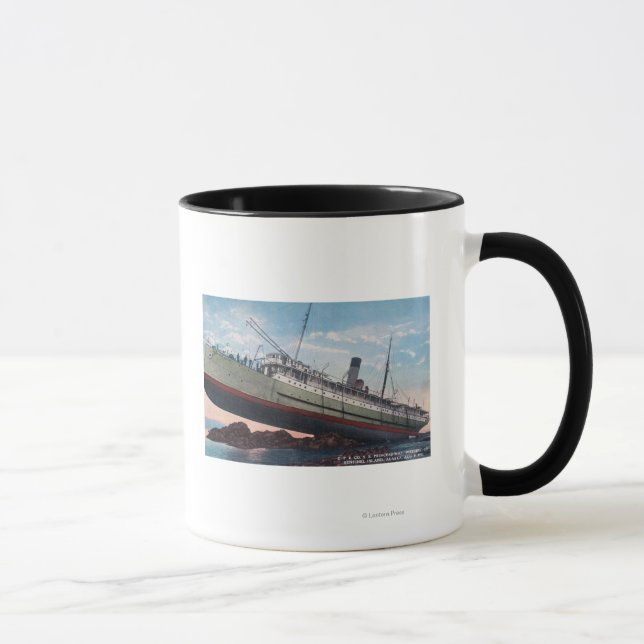 CPR SS Princess May WreckSentinel Island, AK Tasse (Rechts)
