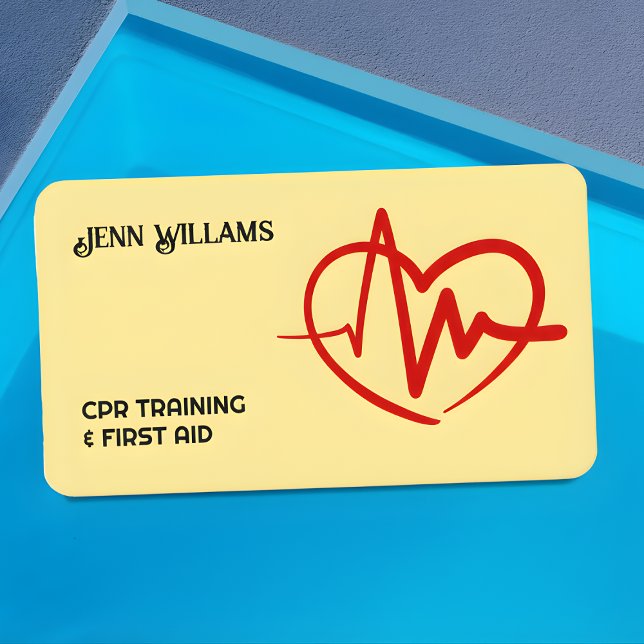 CPR-Trainer Visitenkarte (CPR Trainer Business Cards)