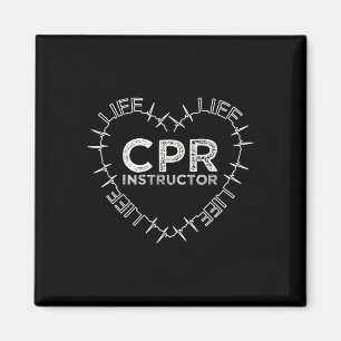 CPRR Instructor Rette Life Heart Beat Symbol Gift Magnet