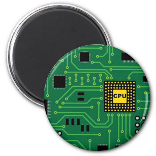 CPU der Nerd-Leiterplatte I Magnet