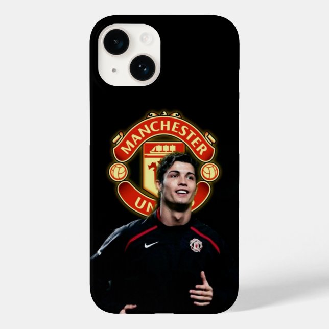 CR7 (Manchester vereint) Case-Mate iPhone 14 Hülle (Rückseite)