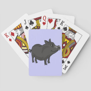 CR - Cartoon für Schweine mit Pot Bellied Spielkarten
