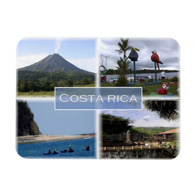 CR Costa Rica - Tortuguero Nationalpark - Magnet (Horizontal)