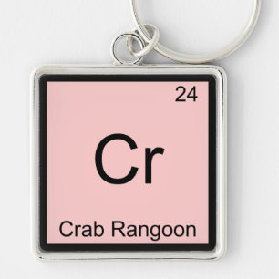 Cr - Crab Rangoon Funny Chemistry Element Symbol Schlüsselanhänger
