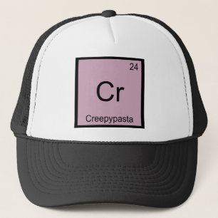 Cr - Creepypasta Meme Chemie-Periodensystem Truckerkappe