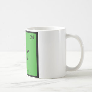 Cr - Croquet Sports Chemistry Periodic Table Kaffeetasse