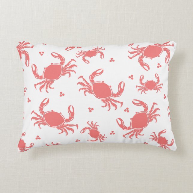 Crab Accent Pillow Dekokissen (Vorderseite)