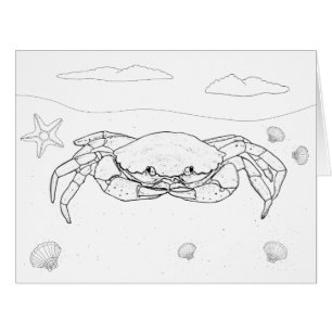 Crab Aduloring Big Card