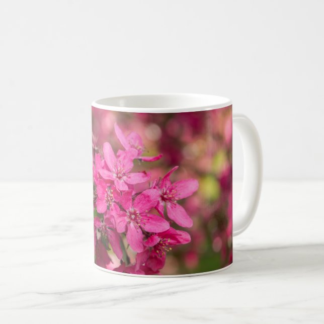 Crab Apple Blooms Kaffee Tasse (VorderseiteRechts)