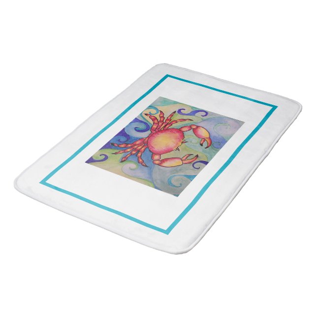 Crab Bath Mat Badematte (Schrägansicht)