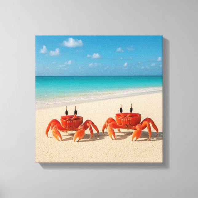 Crab between Worlds - Edge in Sight Leinwanddruck (Vorderseite)