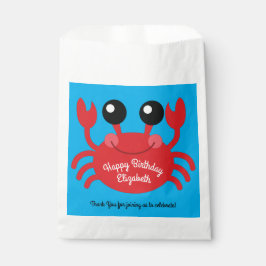 Crab Birthday Party Niedlich Cartoon Kinder Geschenktütchen