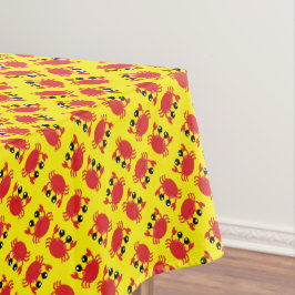 Crab Birthday Party Niedlich Cartoon Kinder Tischdecke