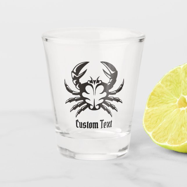 Crab Black Schnapsglas (Vorderseite)