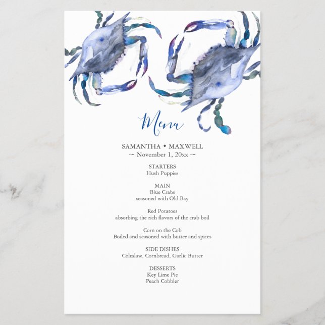 Crab Boil Budget Menus Flyer (Vorne)