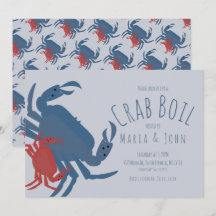 Crab Boil Party Geburtstag Abendessen Crawfish Bla