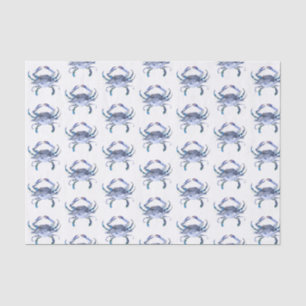 Crab Decorative Gewebe Papier Muster Strand