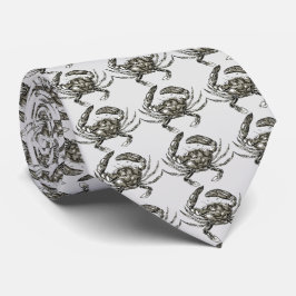 Crab Design Neck Tie Krawatte
