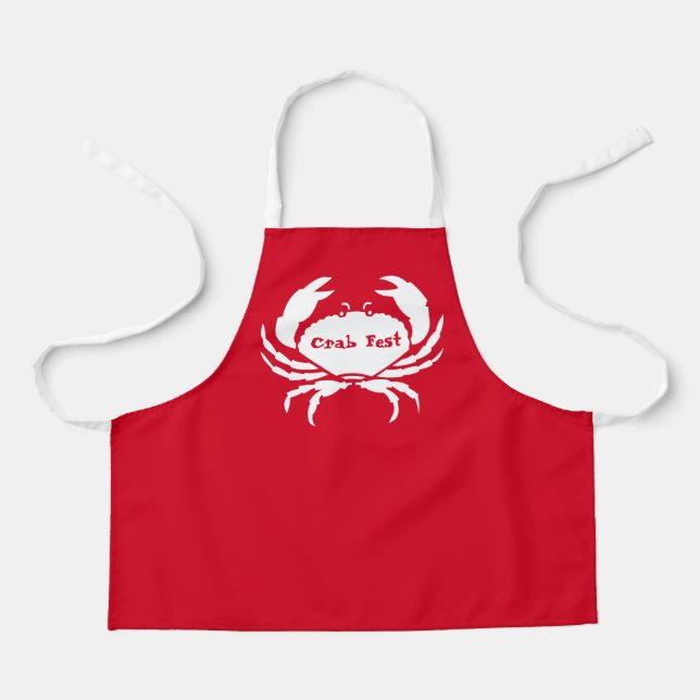 Crab Fest Schürze (Vorderseite)