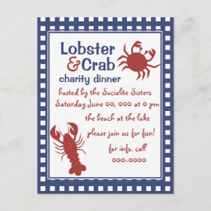Crab & Hummer! Einladung