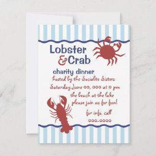 Crab & Hummer! Einladung