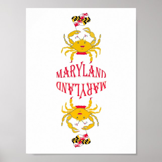 Crab in Maryland Poster (Vorne)