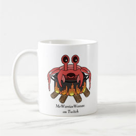 Crab in Pot, MeWarriorFrau auf Twitch Kaffeetasse