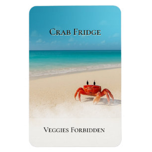 Crab Kühlschrank - Veggies Verbotene Magnet