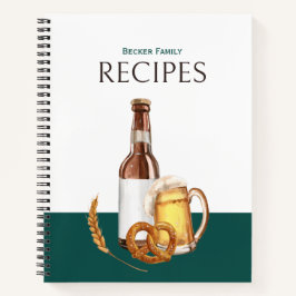 Crab Liebe Rezept Journal Notizbuch