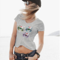 Crab Love Noël Crustacé coloré T-shirt