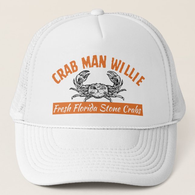 Crab Man Willie - Custom 47 Quality Snap Back Hat Truckerkappe (Vorderseite)