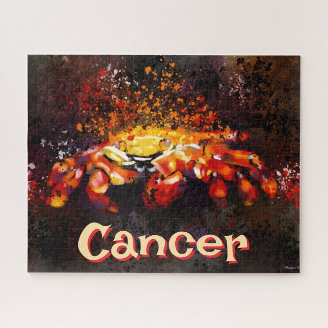 Crab Nautical Coastal Beach Cancer Personalisiert (Horizontal)