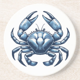 Crab Nautical Untersetzer