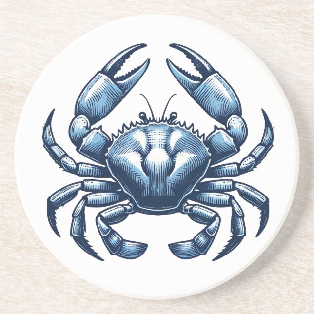 Crab Nautical Untersetzer (Vorne)