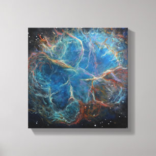 Crab Nebula Space Art Canvas Print Leinwanddruck
